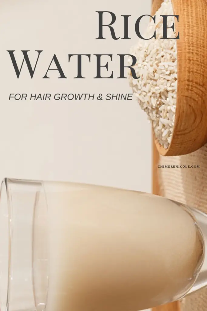 rice water for hair growth
