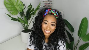 Chimere Nicole reviewing outre ashani wig