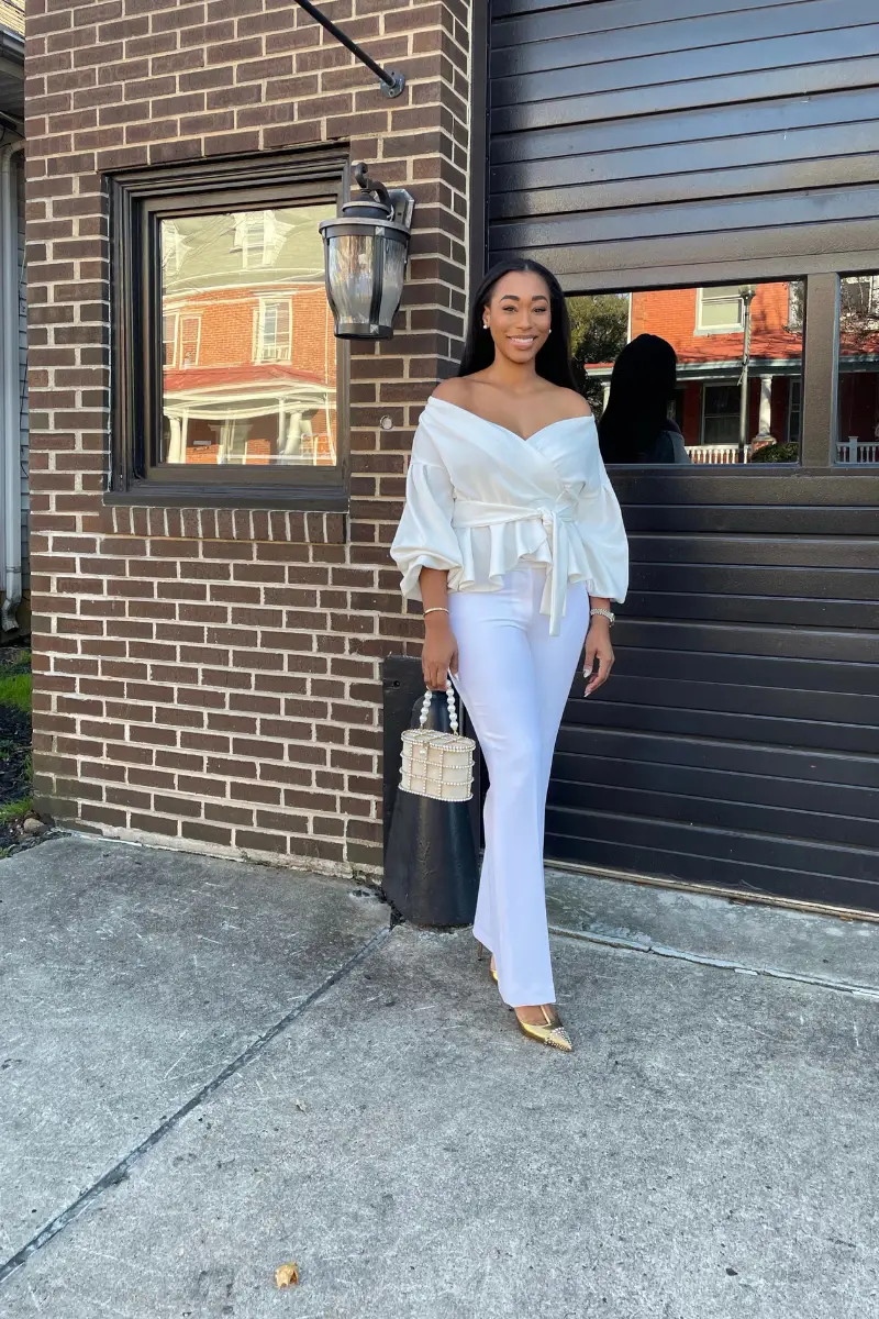 white and cream outfit inspiration